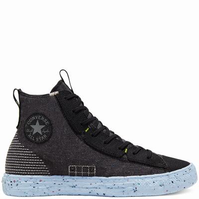 Converse Chuck Taylor All Star Crater - Naisten Matalavartiset Tennarit - Mustat/Sininen